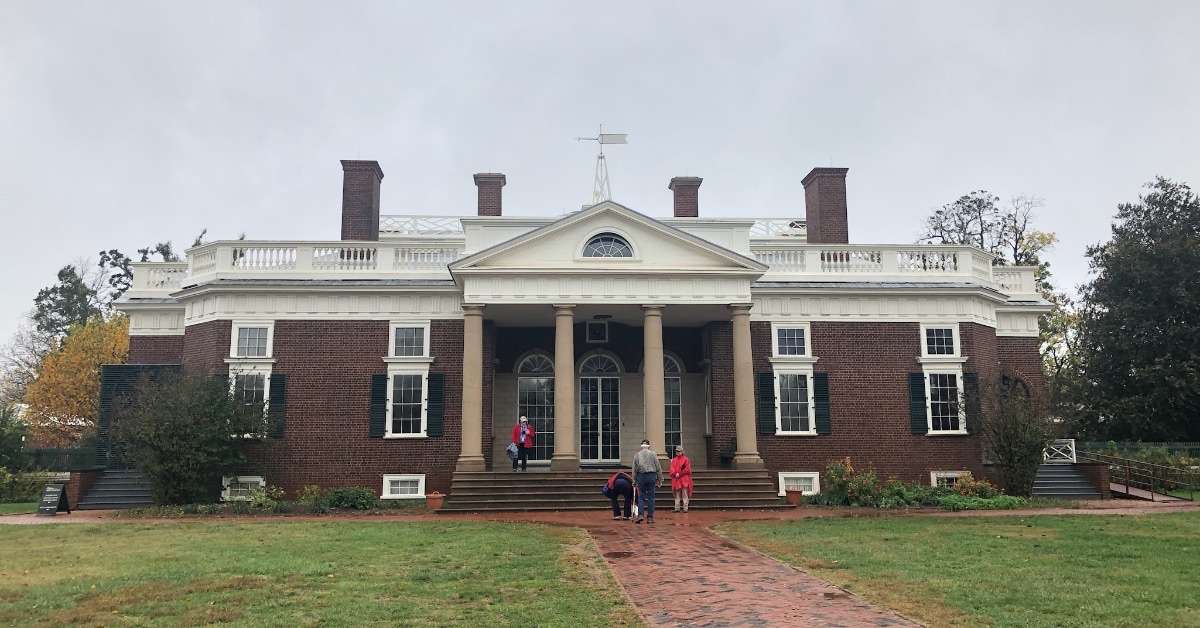 Explore Jefferson's Home in Montecello, Map of the Mid-Atlantic Region